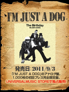 The Birthday / I'M JUST A DOG【VINYL】【ストア限定】【国内盤】【LP】