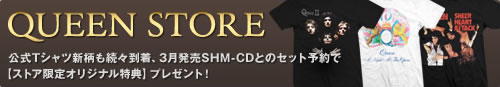 QUEEN STORE 公式Tシャツ新柄も続々到